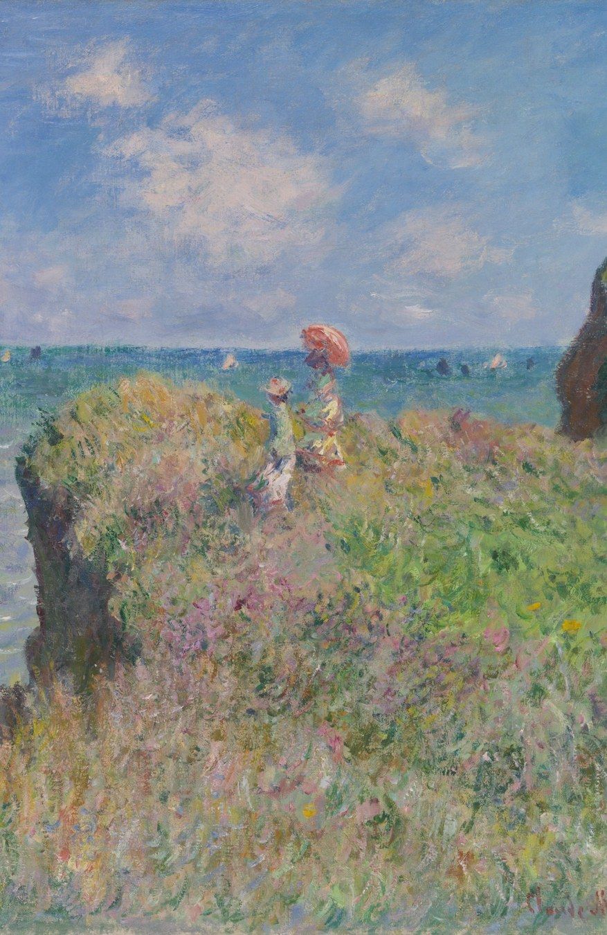 Cliff Walk at Pourville · Monet