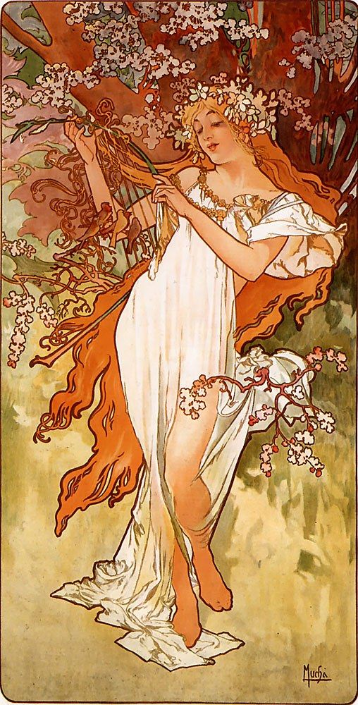 Spring · Mucha